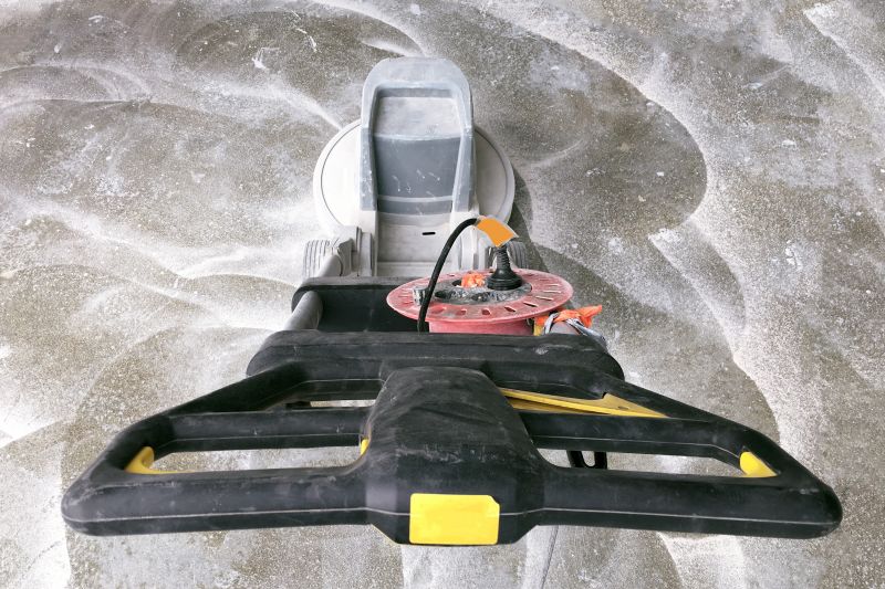 Sanding Equipment in Use